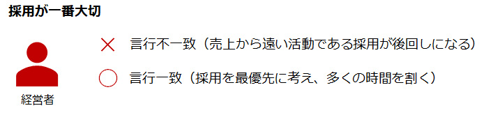 採用が一番大切