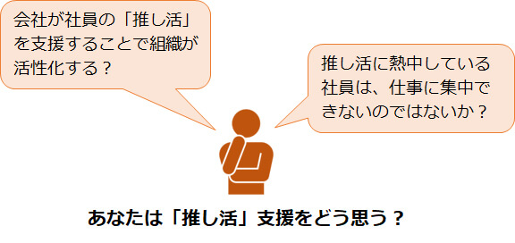 あなたは「推し活」支援をどう思う？